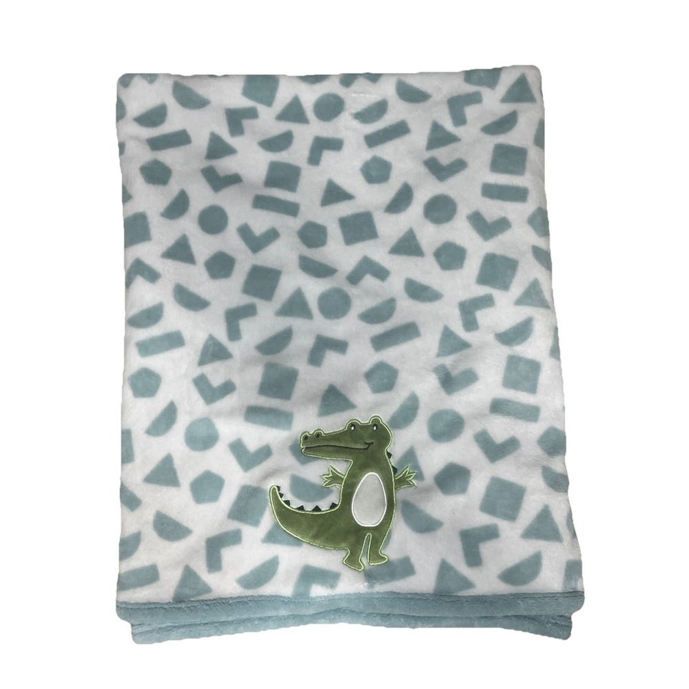 Parents  Choice Alligator Crocodile Baby Blanket 30x40